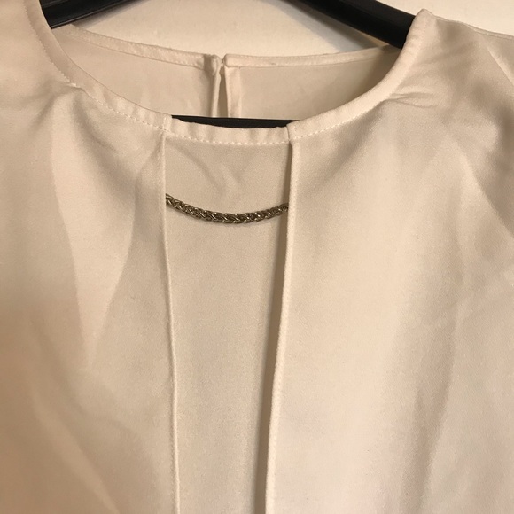 White Blouse With Chain Detail - Picture 2 of 7